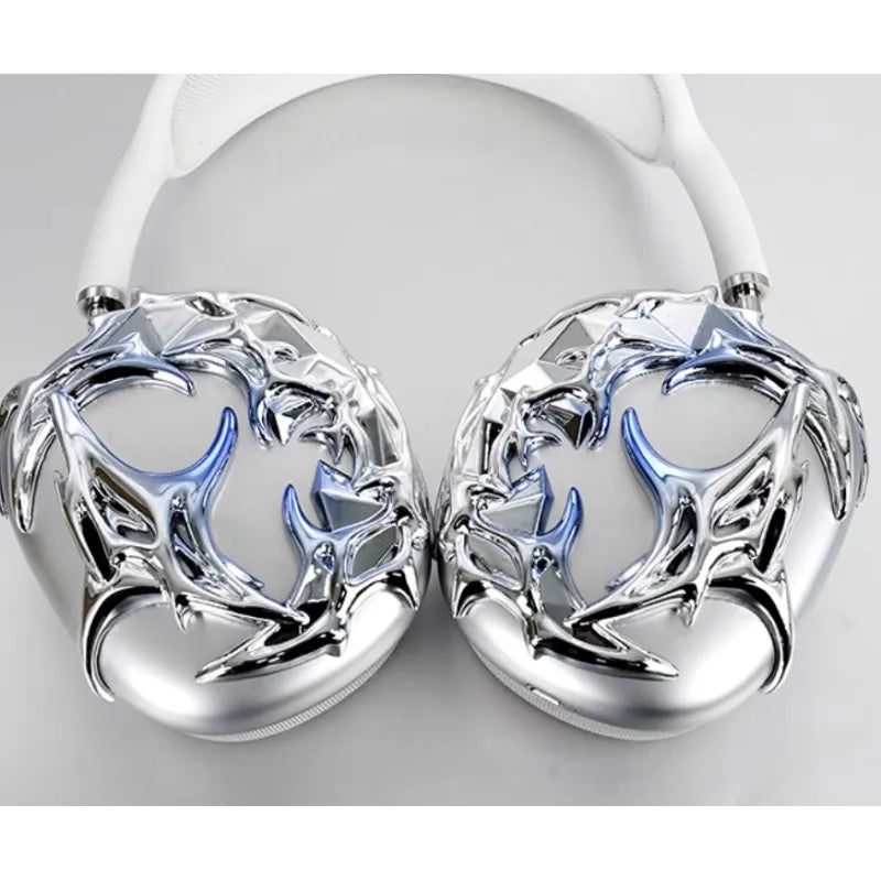 Silver Headset Cover