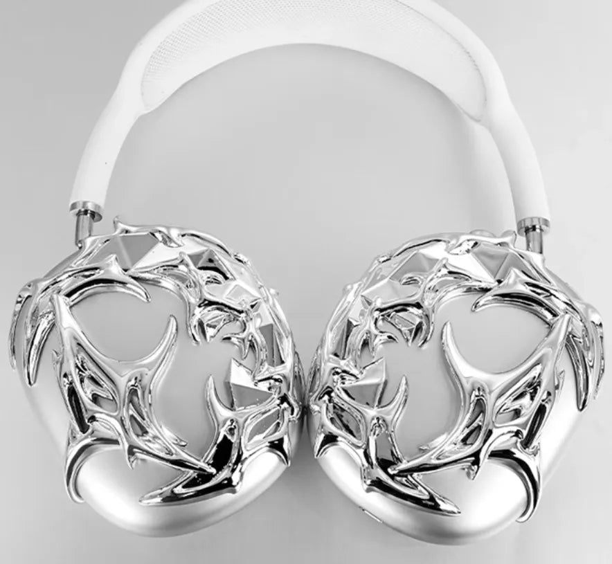 Silver Headset Cover